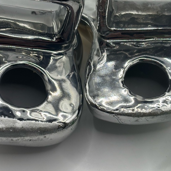 Vintage Jacobson’s Snowman Porcelain Christmas Napkin Rings Set 4 w/ Box - Picture 8 of 11